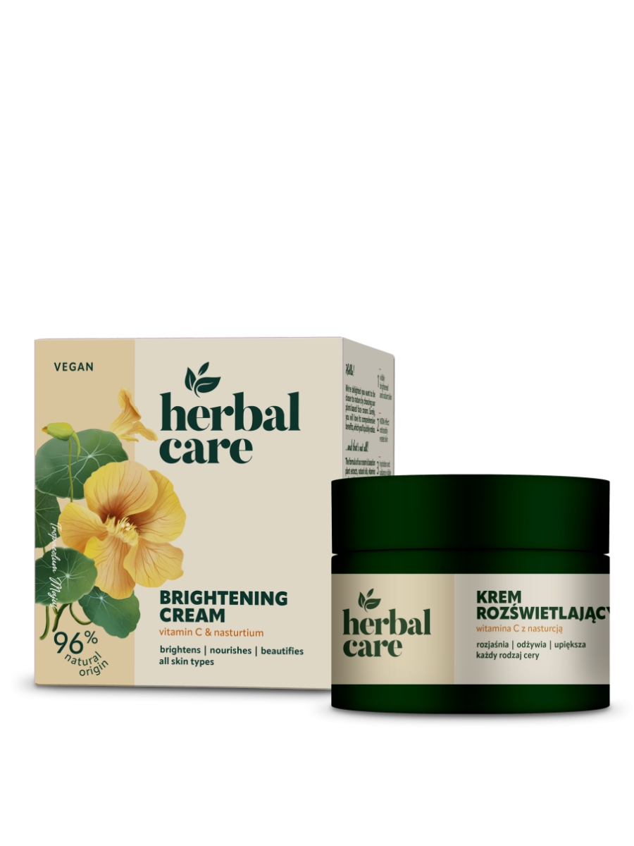 HERBAL CARE Осветляющий крем с витамином С и настурцией 50 мл