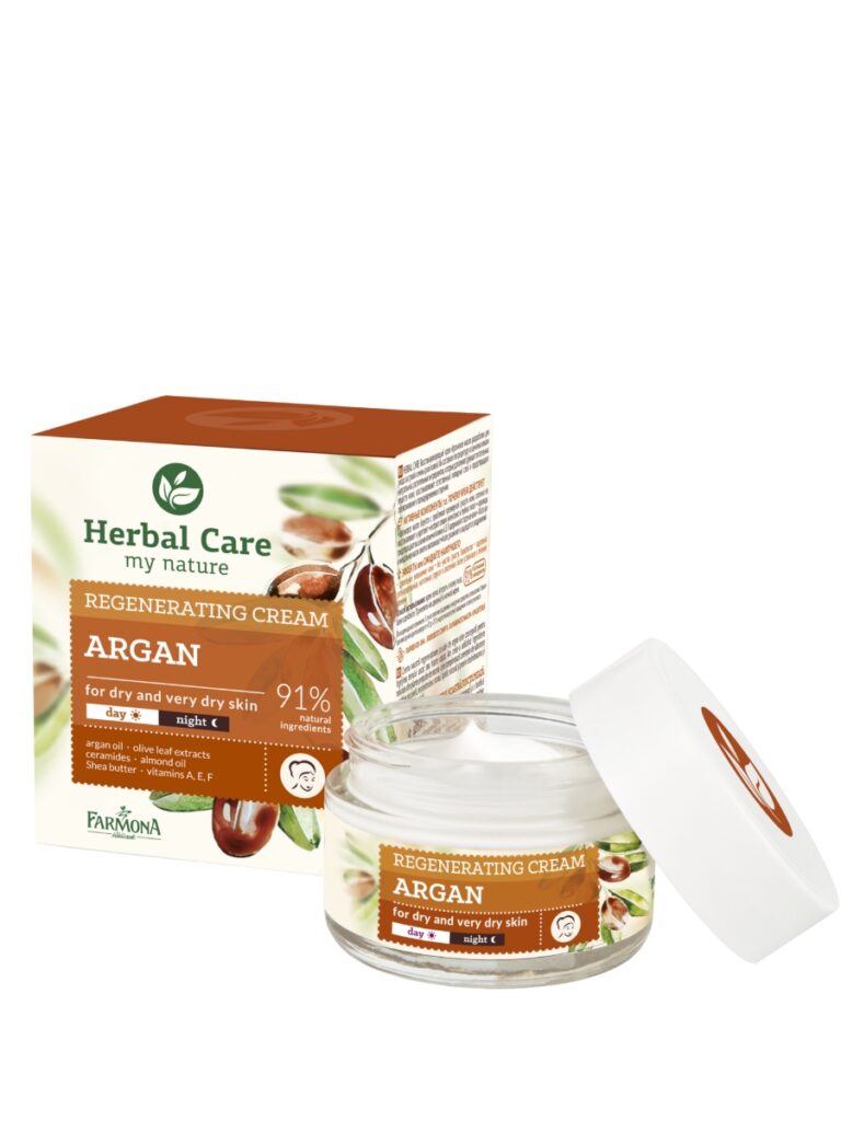 HERBAL CARE Восстанавливающий крем для лица с маслом аргана 50 мл