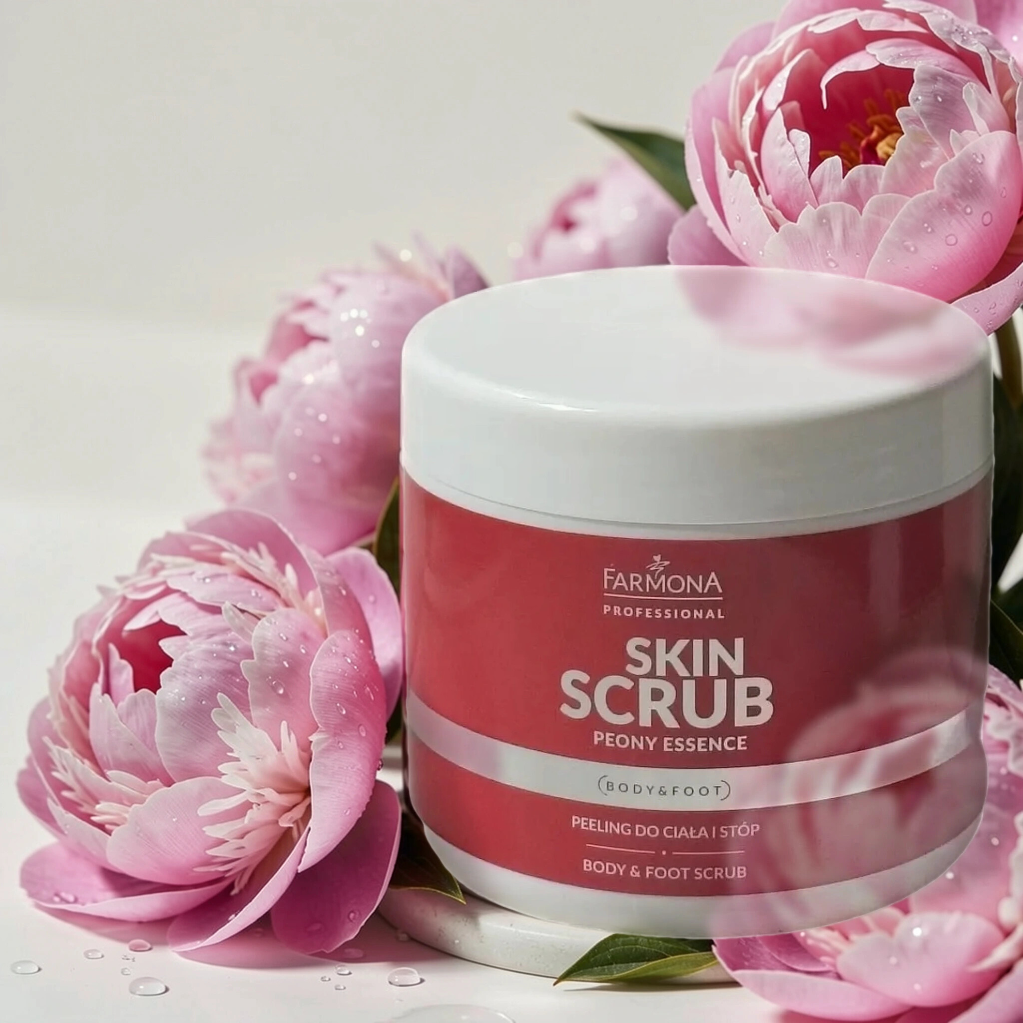SKIN Скраб для тела и ног с ароматом пиона 500 мл — изображение 2