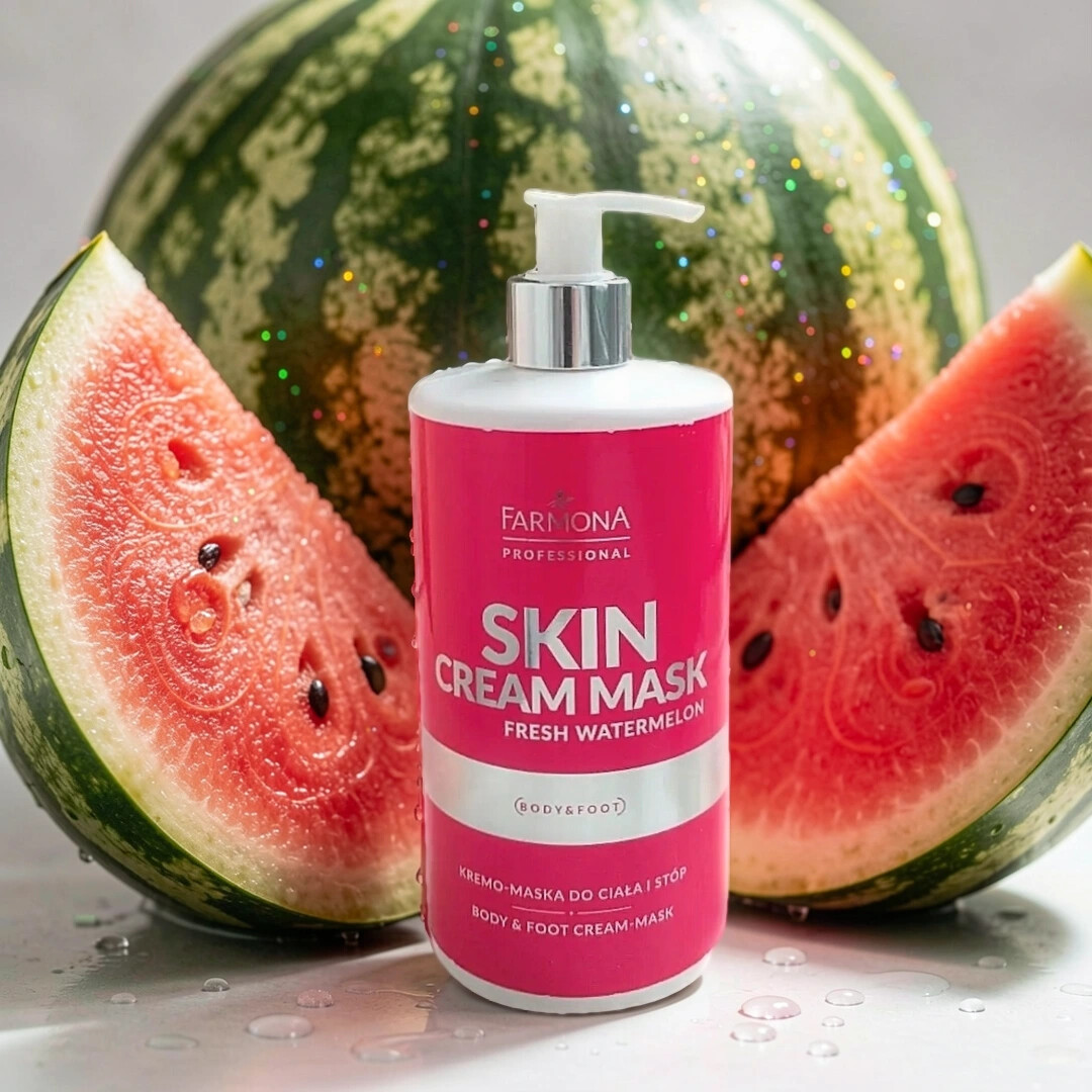 Крем-маска для тела и ног с ароматом свежего арбуза Skin Cream Mask 500 мл — изображение 2