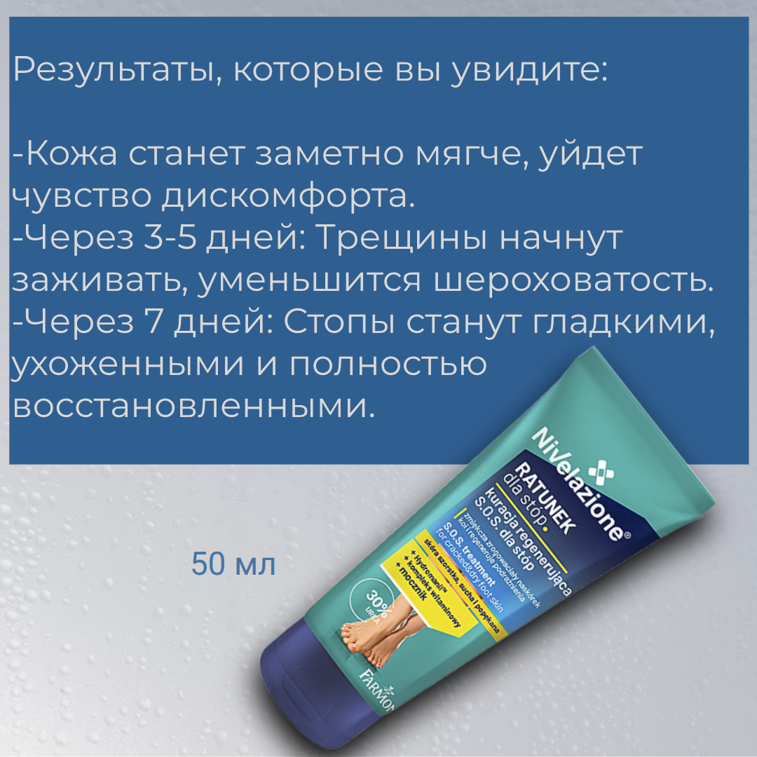 Nivelazione Крем S.O.S. для проблемной сухой кожи ног, 50 мл — изображение 4