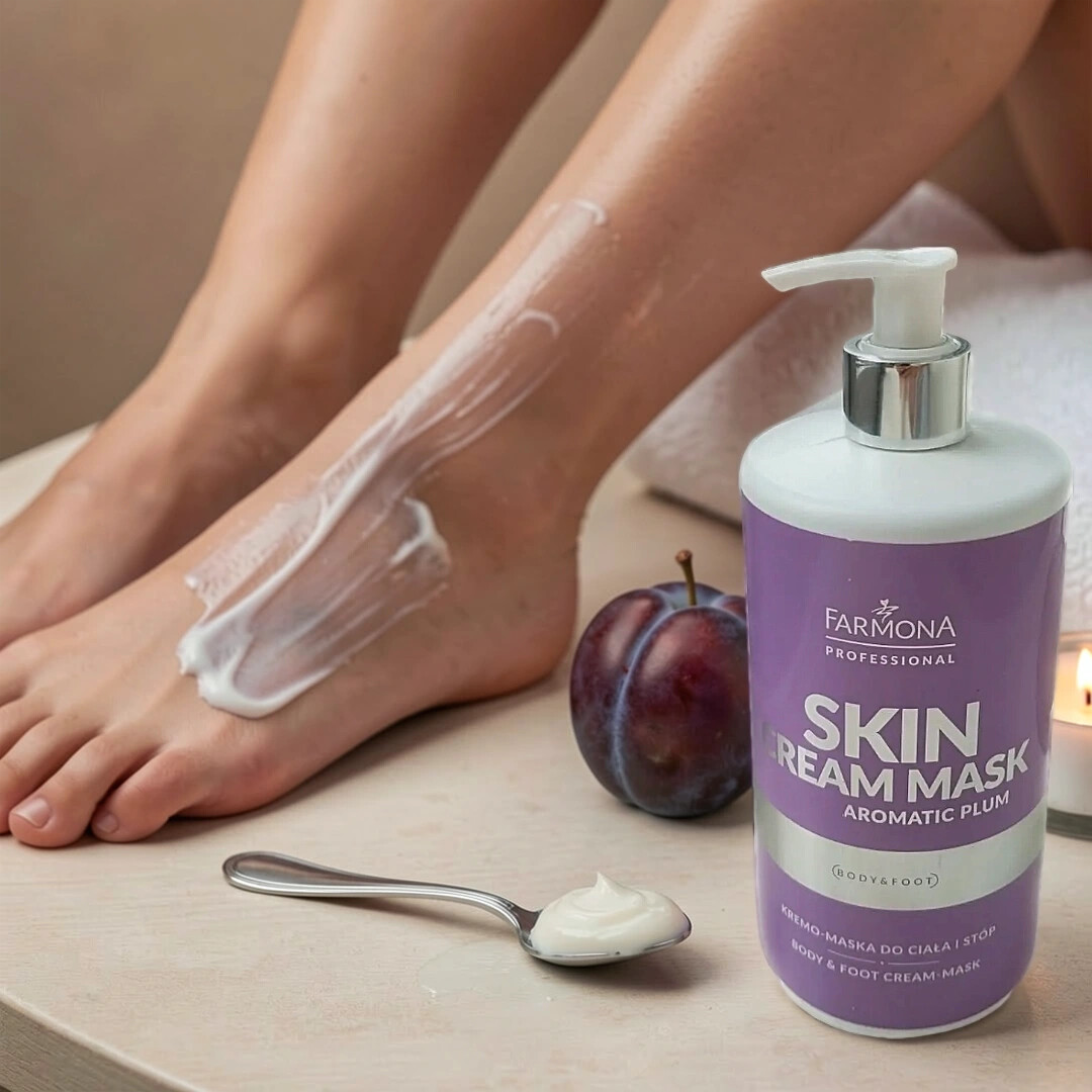 SKIN Крем-маска для тела и ног с ароматом сливы 500 мл — изображение 4