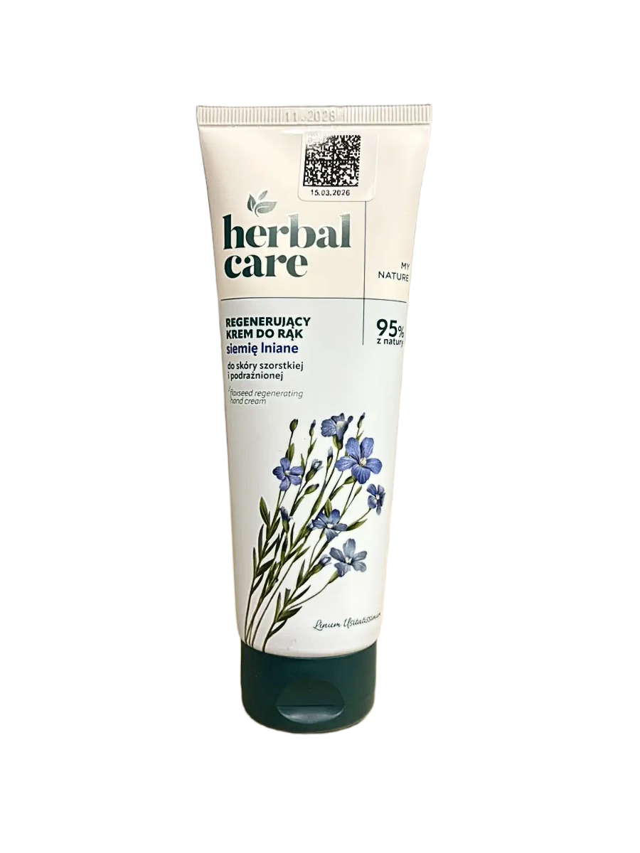 HERBAL CARE Восстанавливающий крем для рук и ногтей Семя льна100 мл