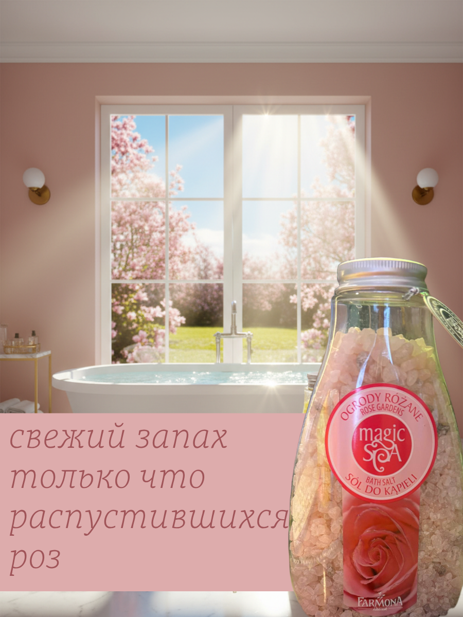MAGIC SPA соль для ванны Розовые сады 500 мл — изображение 3