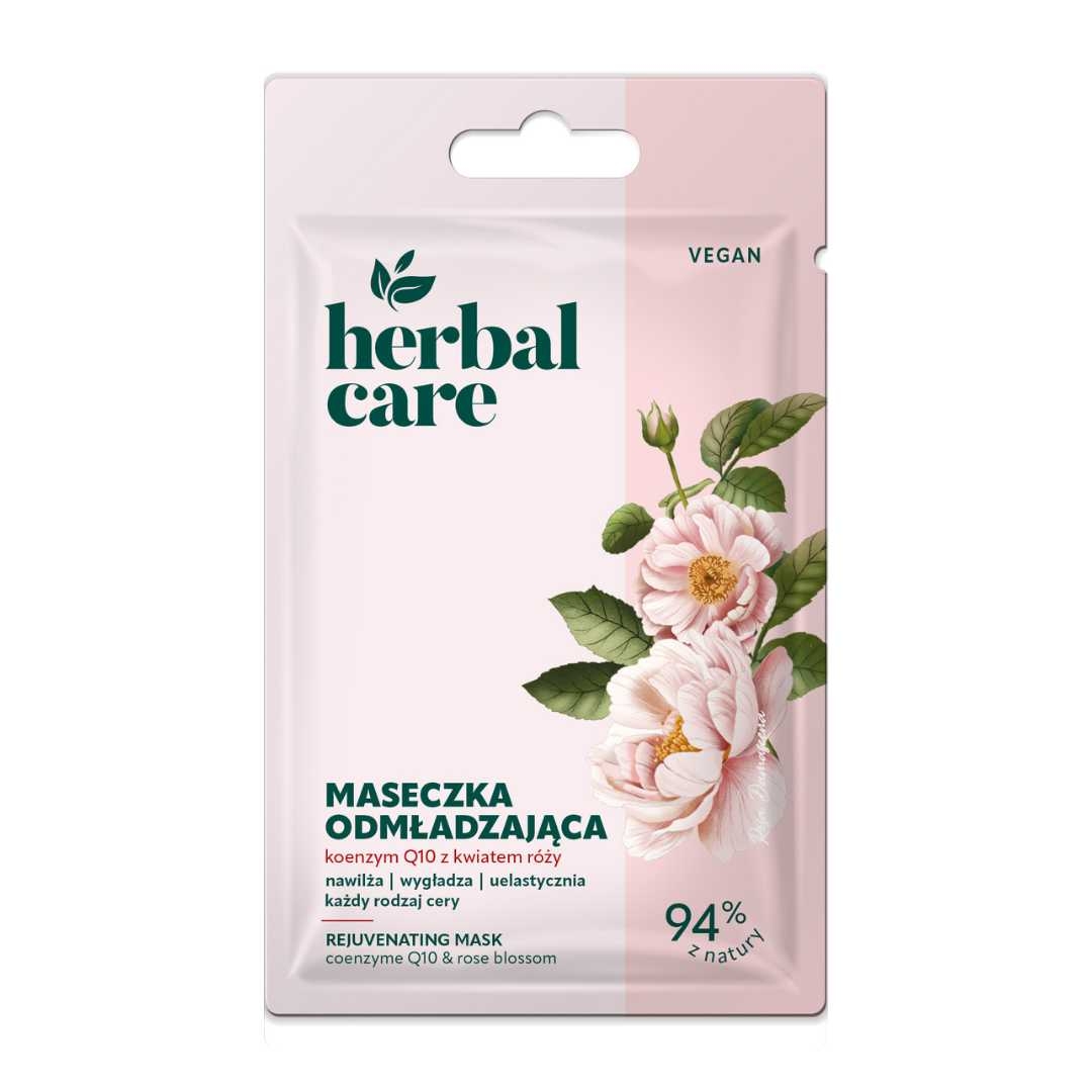 Herbal Care Омолаживающая маска с коэнзимом Q10 и экстрактом розы в саше 7гр