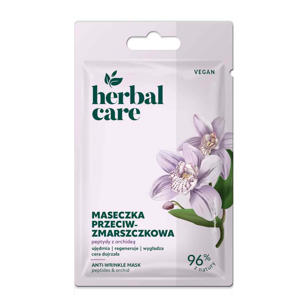 Herbal Care Антивозрастная маска с пептидами и орхидеей в саше 7гр