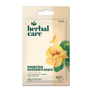 Herbal Care Осветляющая маска для лица с кофеином и настурцией в саше 7гр