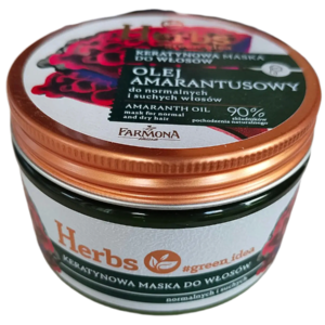 Herbs Кератиновая маска для волос с маслом амаранта 250 мл