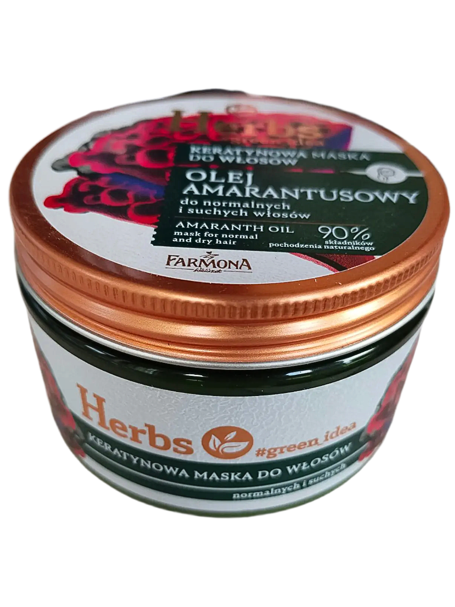 Herbs Кератиновая маска для волос с маслом амаранта 250 мл